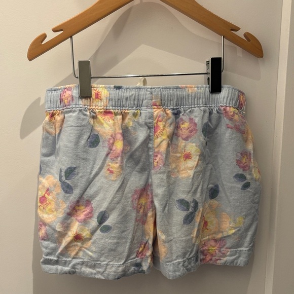 OshKosh B'gosh Kids Floral Shorts - Light Blue and Yellow - Picture 3 of 3